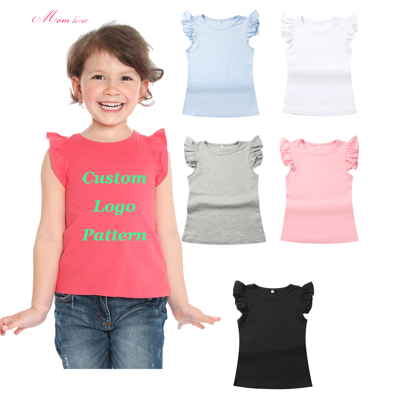 Ruffd cuff t-shirt shurt sw sw sirm swews sleeve t-shirt no nā kaikamahine