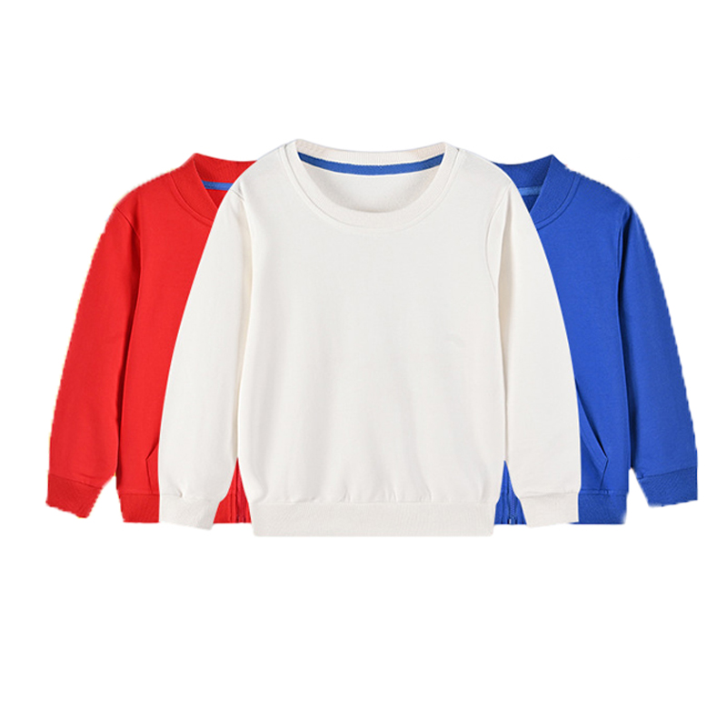 Toddler solid colod cheatshirt sweatshirt lōʻihi i ka sweatshirt pullover