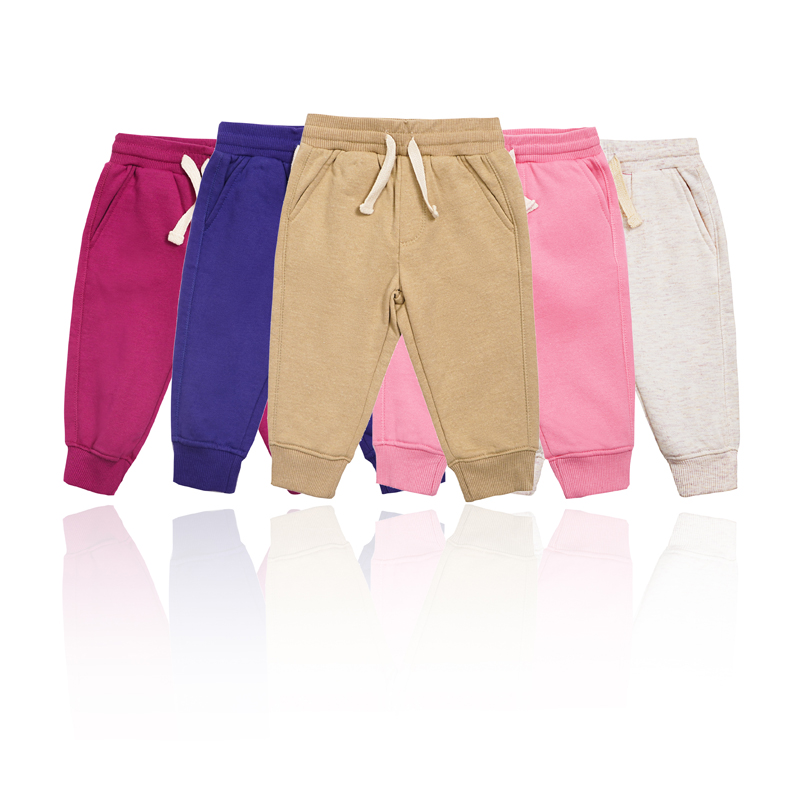 ʻO nā kaikamāhine pēpē Solid Colod TC Fabric Elastics ellis i nā pasts